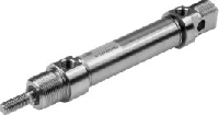 Minicilindros de acero inoxidable serie «ISO 6432» Ø16÷25 mm